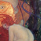 Gustav Klimt Goldfish (detail) painting